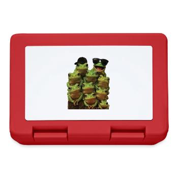 Frosch - Brotdose - Rot - Vorne