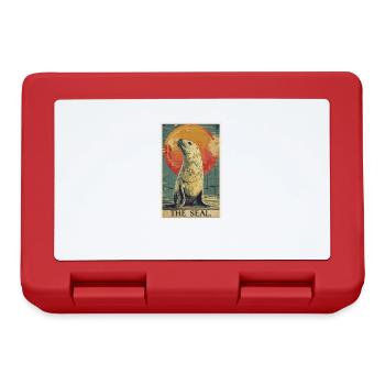 Joints, Phoque - Boîte à goûter - rouge - Devant