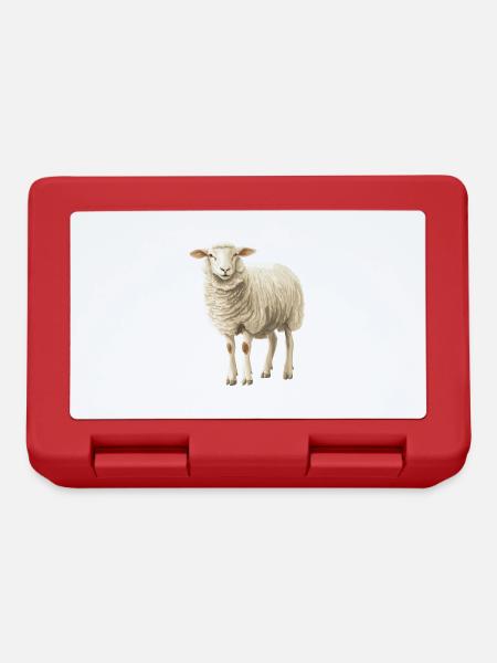 Mouton Mouton - Boîte à goûter - rouge