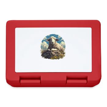 Sheep Sheep - Lunchbox - red - Front