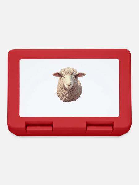 Mouton Mouton - Boîte à goûter - rouge