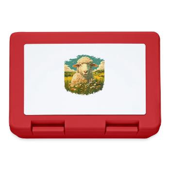 Sheep Sheep - Lunchbox - red - Front