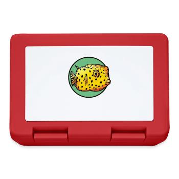 Poisson-coffre Poisson-coffre - Boîte à goûter - rouge - Devant