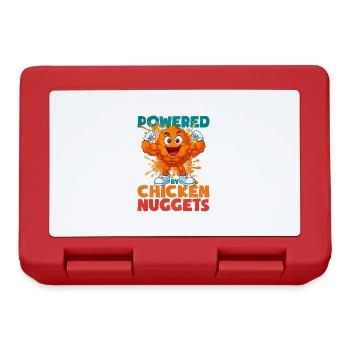 Chicken Nugget - Brotdose - Rot - Vorne