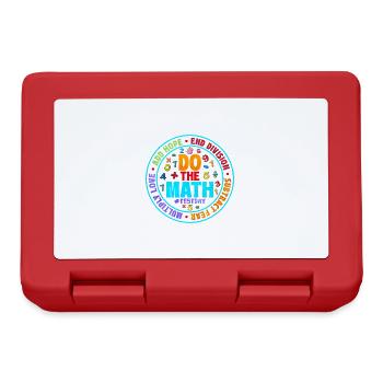Math - Lunchbox - red - Front