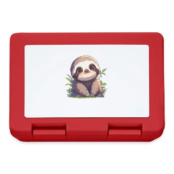 Sloths Sloth - Lunchbox - red - Front