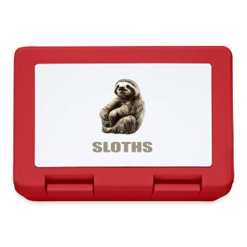 Sloths Sloth - Lunchbox - red - Front