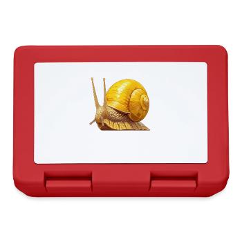 Schnecken Schnecke - Brotdose - Rot - Vorne
