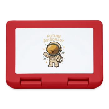 Mignon Future Astronaut Kids - Boîte à goûter - rouge - Devant