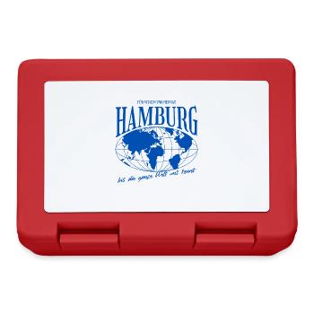 Hamburg Home Pride Football Gift - Lunchbox - red - Front