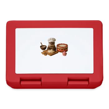 Otter Backen Kuchen Brot - Brotdose - Rot - Vorne