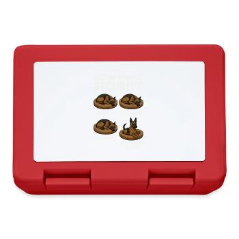 Belgian Malinois - Lunchbox - red - Front