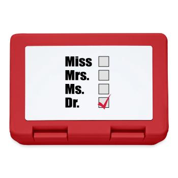 doctor - Lunchbox - red - Front