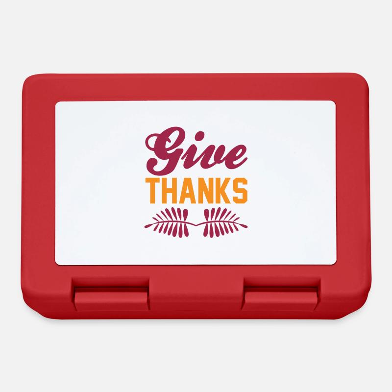 give thanks - Brotdose - Rot