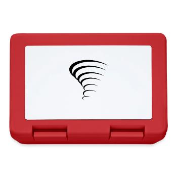 Tornado design - Lunchbox - red - Front