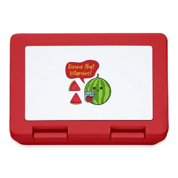 Gimme Vitamins Watermelon Melon Summer - Lunchbox - red - Front