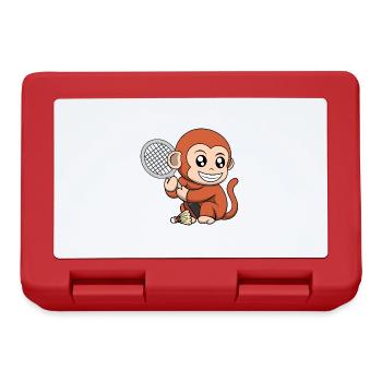 Raquette de badminton Cute Monkey Hobby Sports - Boîte à goûter - rouge - Devant
