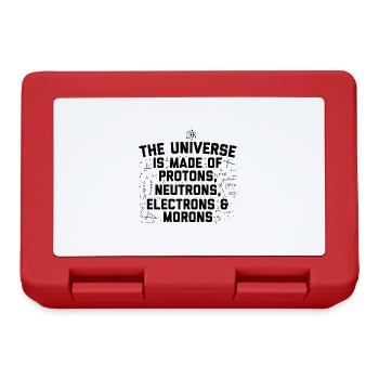 Univers physique | Physiciens étudiants Idée de cadeau - Boîte à goûter - rouge - Devant