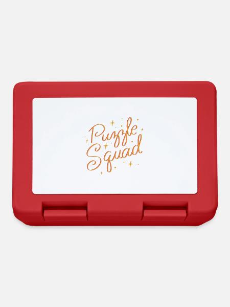 Puzzle Squad Puzzle Hobby Puzzle - Brotdose - Rot