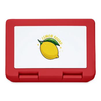Lemon Squad Lemonade Citrus Fruits Summer - Lunchbox - red - Front