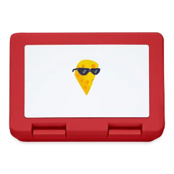 Cheezzle Ironic Quote Cheesemaking Food - Lunchbox - red - Front