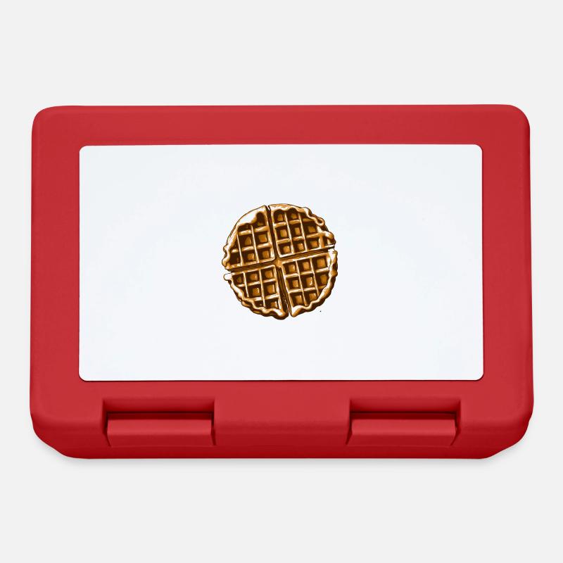 Waffle Squad Hobbykoch Waffel Gourmet - Brotdose - Rot