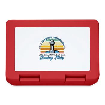 Air Traffic Control Air Traffic Controller Airport Gift - Lunchbox - red - Front