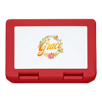 Inspirierend Christlich Religiös Geschenk - Brotdose - Rot - Vorne