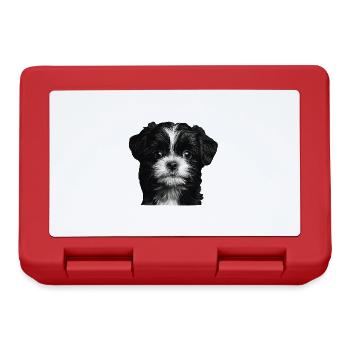 Shih Tzu - Brotdose - Rot - Vorne