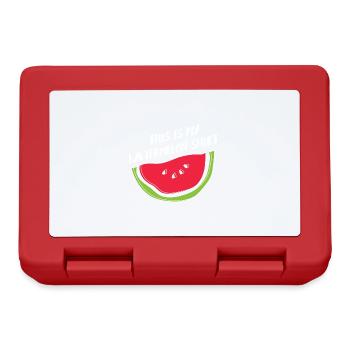Watermelon Summer Fruits Tropical Melon - Lunchbox - red - Front