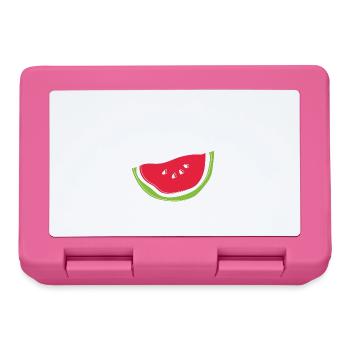Pastèque Fruits d'été Melon tropical - Boîte à goûter - rose - Devant