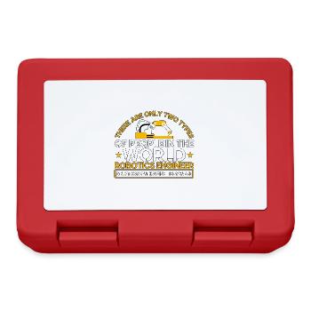 Robotic Robot Robotics Engineer Gift - Lunchbox - red - Front