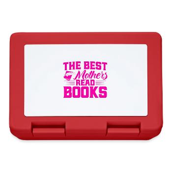 The best mothers read books Read the book Gift - Lunchbox - red - Front