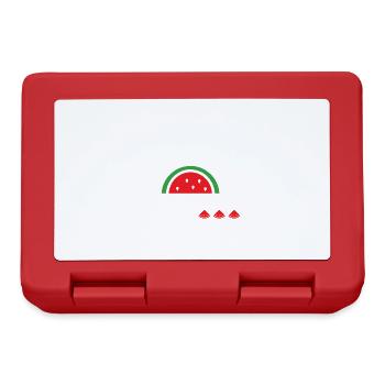 Watermelon Squad Summer Tropical Melon - Lunchbox - red - Front