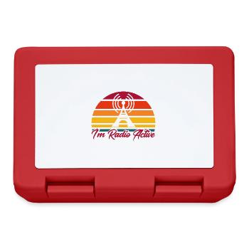 Morse code broadcast amateur radio amateur radio Gesche - Lunchbox - red - Front