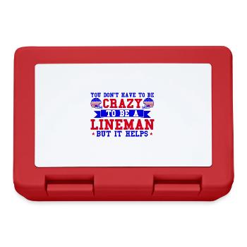 American Football Mannschaft American Football Foo - Brotdose - Rot - Vorne