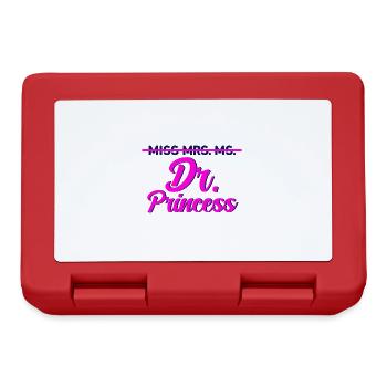 Prinzessin Doktor Geschenk - Brotdose - Rot - Vorne