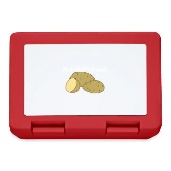 Funny Quote Potatolicious Potatoe Fan Hobby Chef - Lunchbox - red - Front