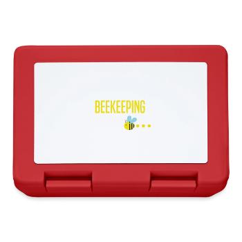 Beekeeping Squad Honey Nature Wildlife Bees - Lunchbox - red - Front