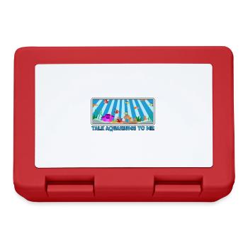 Aquariophile Parlez-moi du cadeau des aquariums - Boîte à goûter - rouge - Devant