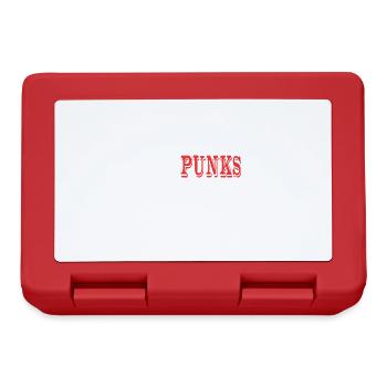 Old Punks Never Die Punkrock saying gift - Lunchbox - red - Front