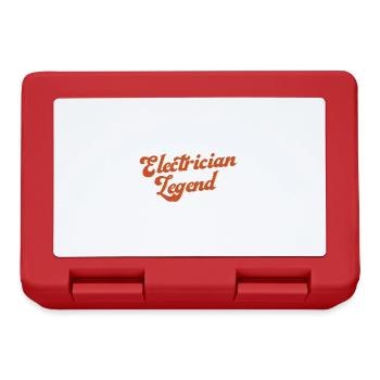 Électricien Légende Artisan Voltage Worker - Boîte à goûter - rouge - Devant