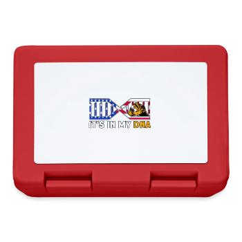 Soudeur SOUDEUR USA Cadeau patriotique - Boîte à goûter - rouge - Devant