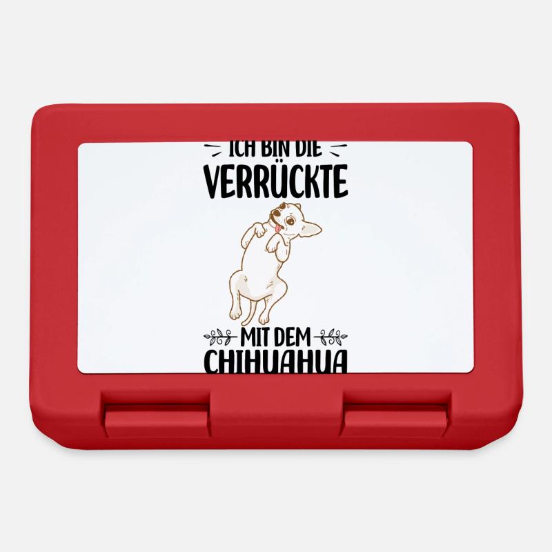 Chihuahua - Brotdose - Rot