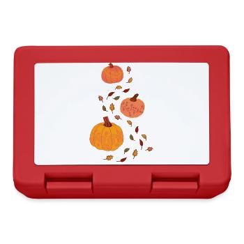 Pumpkin Ornaments - Lunchbox - red - Front