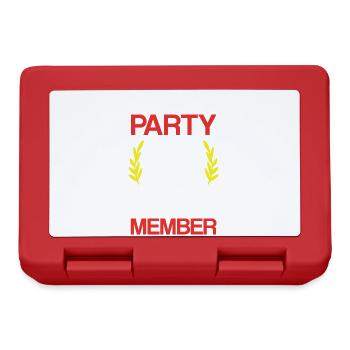 Malle Party Crew - Lunchbox - red - Front