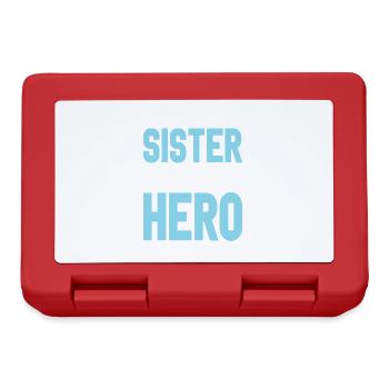 Sister Limited Edition Saying - Boîte à goûter - rouge - Devant