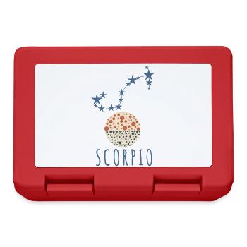 The constellation of Scorpius - Lunchbox - red - Front