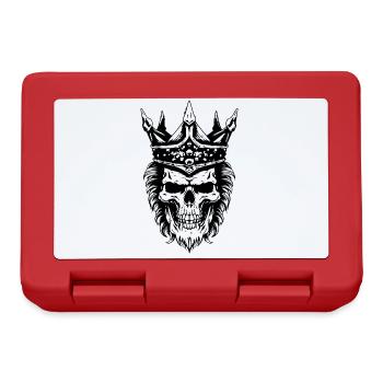 Skull King Symbol Skeleton - Lunchbox - red - Front