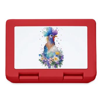 crazy chicken - Lunchbox - red - Front